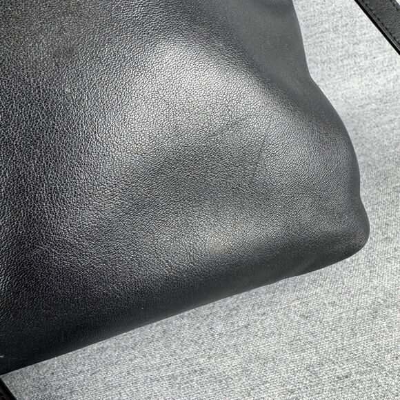 Fossil Crossbody Bag Small Black Leather Festival‎ Beachy Boho Bucket Bag - Picture 15 of 16